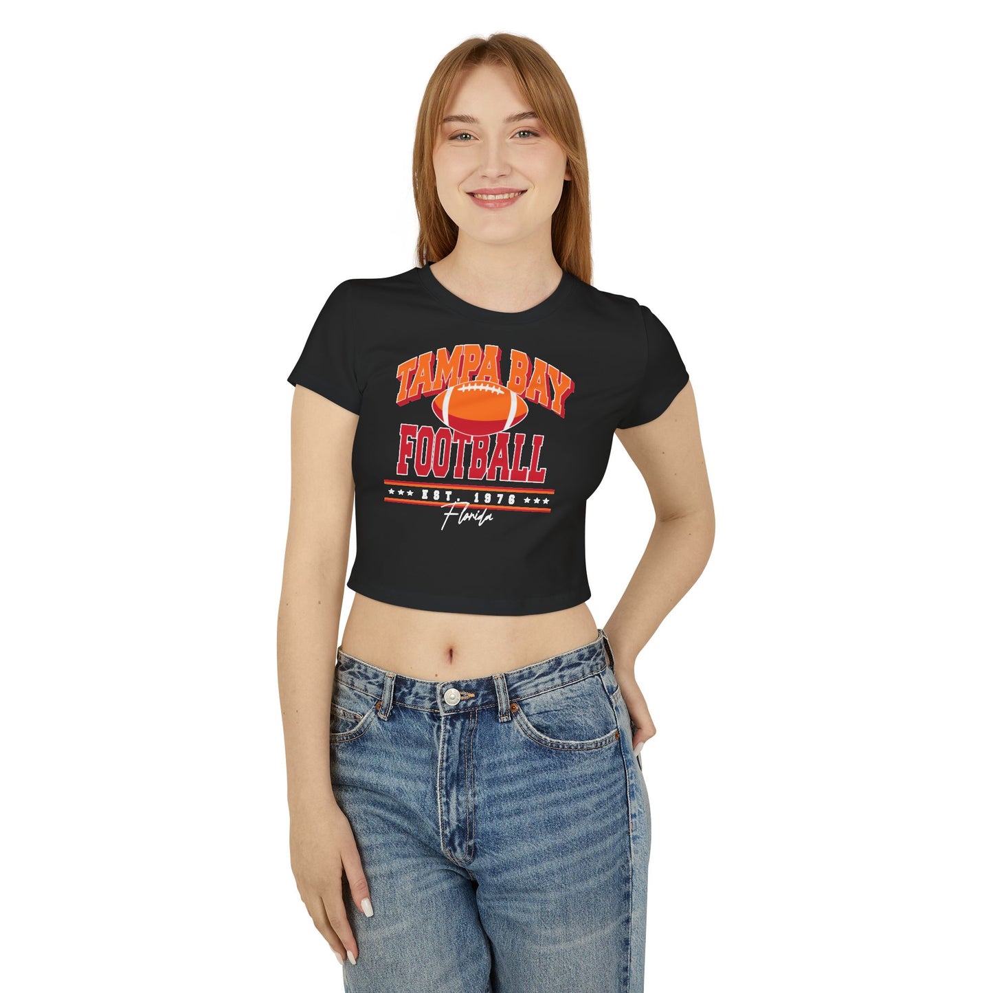 Tampa Bay Football Retro Crop Top