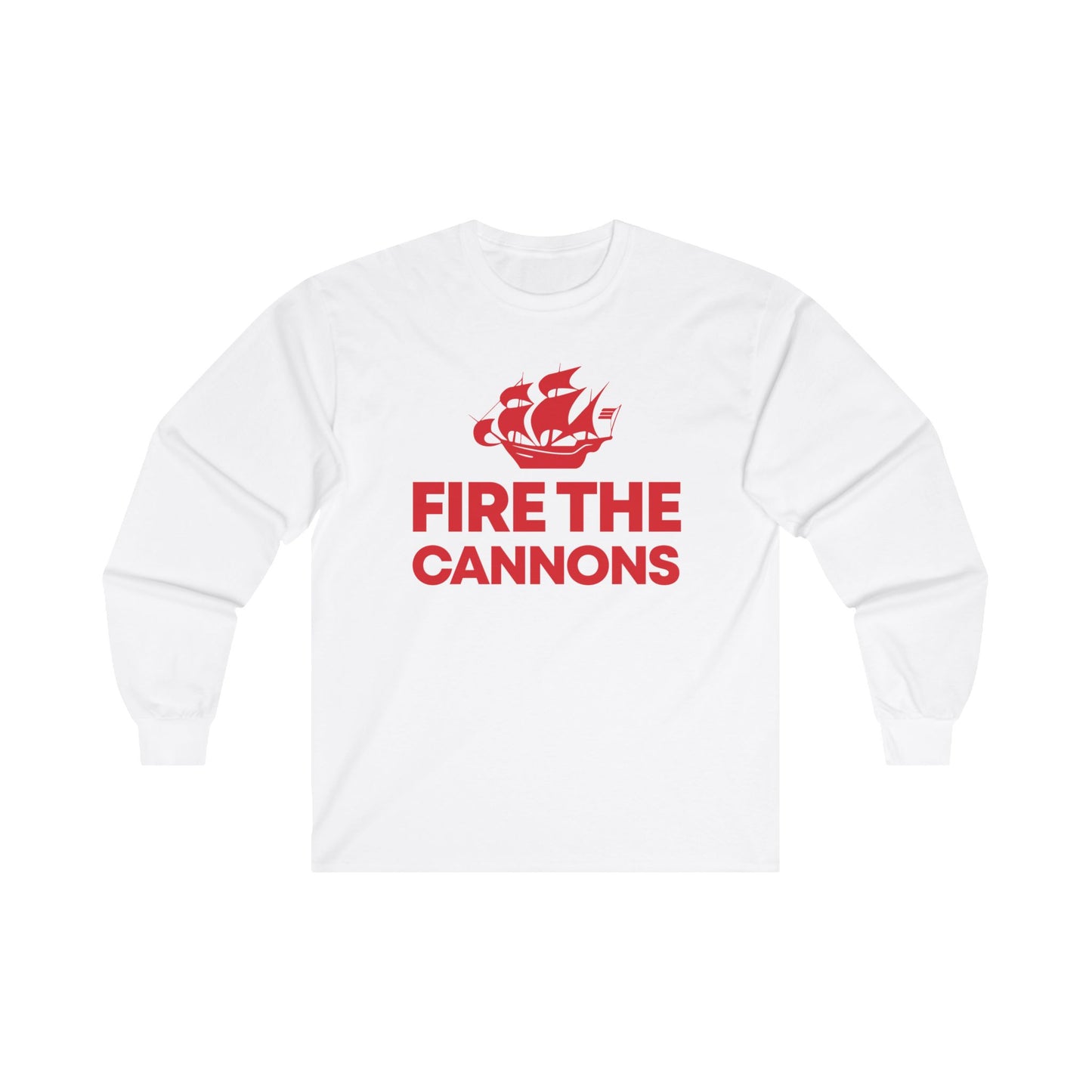 Fire The Cannons Ship Long Sleeve T-Shirt