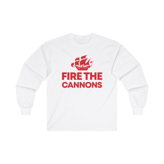 Fire The Cannons Ship Long Sleeve T-Shirt