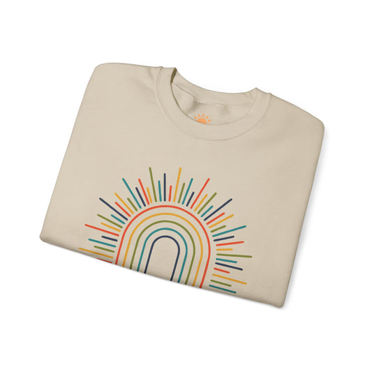 St Petersburg Radiant Rainbow Crewneck Sweatshirt