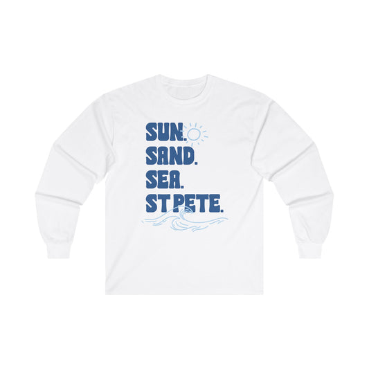 Sun Sand Sea St. Pete Long Sleeve T-Shirt