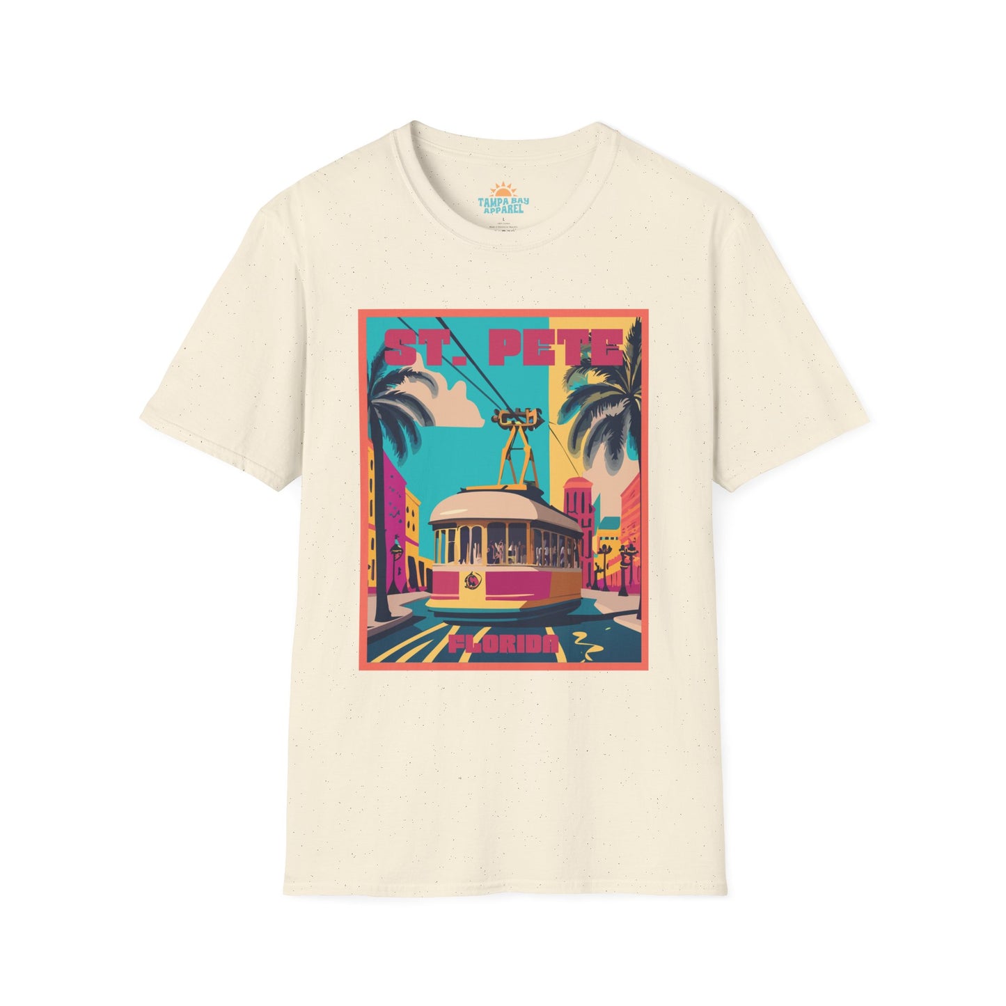 St. Pete Retro Trolley T-Shirt