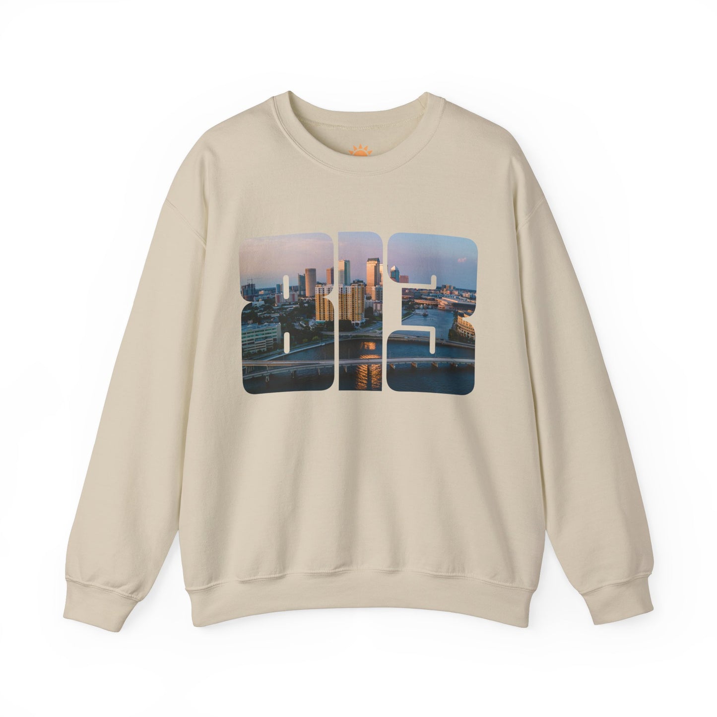 813 Sunset Skyline Crewneck Sweatshirt