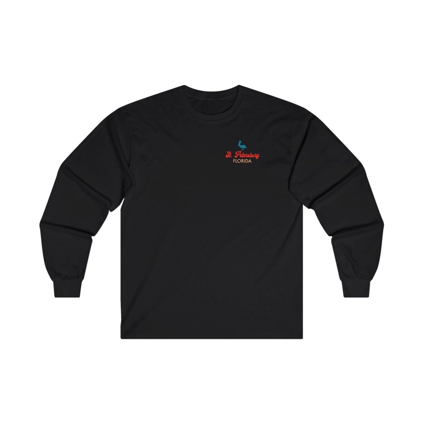 St Petersburg Retro Pelican Long Sleeve T-Shirt
