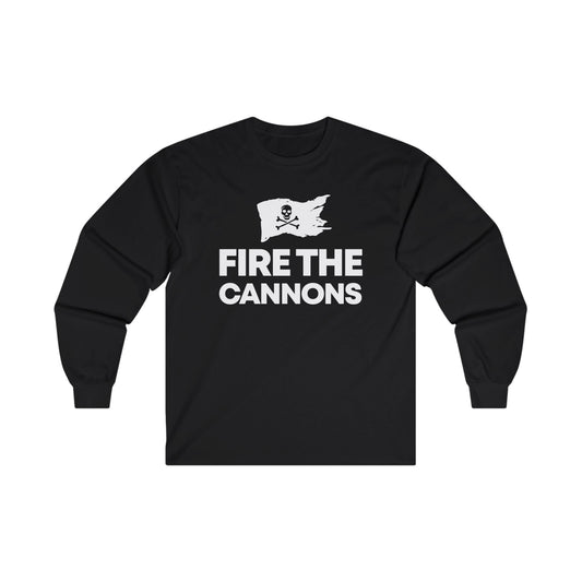 Fire The Cannons Flag Long Sleeve T-Shirt