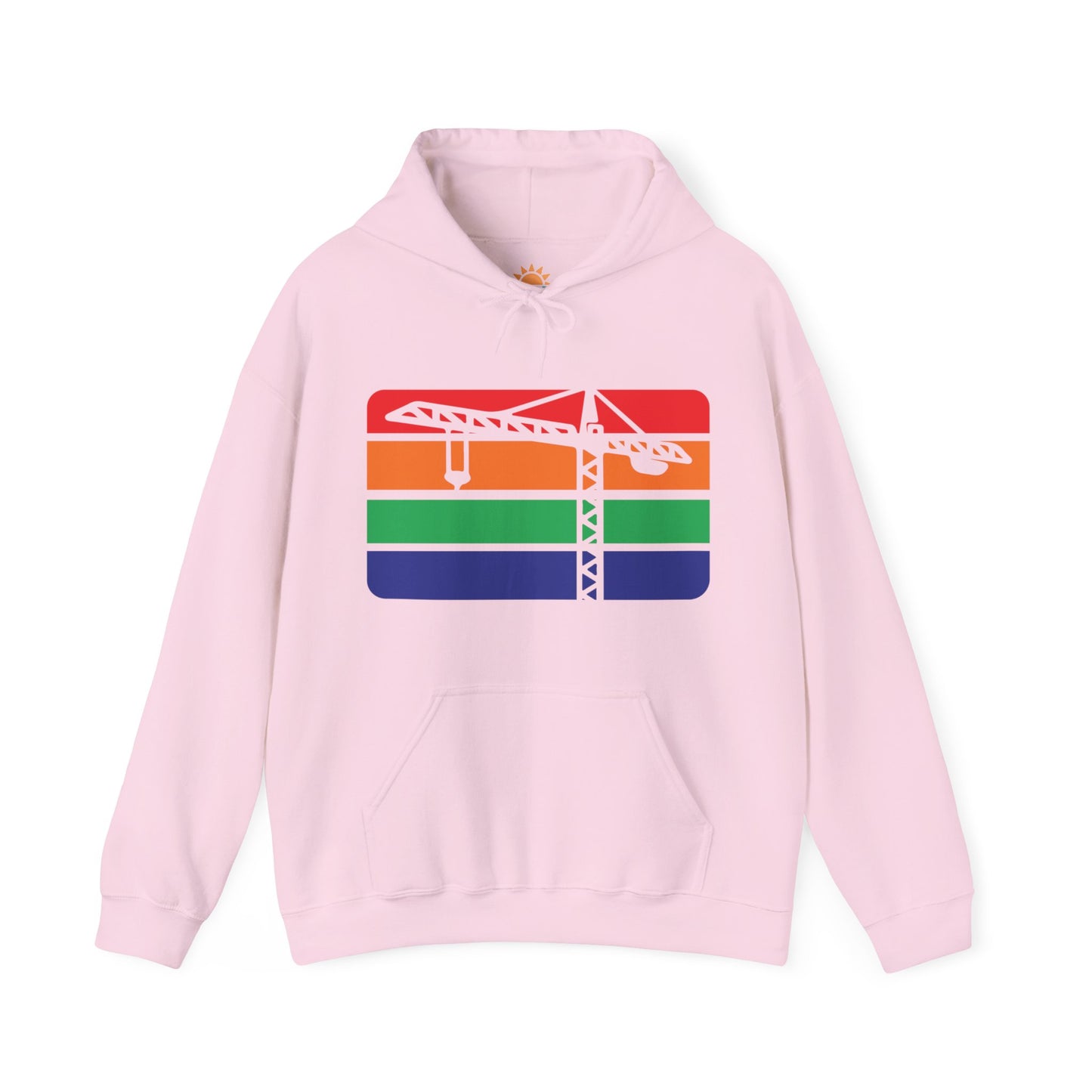 St. Pete Construction Crane Flag Hoodie