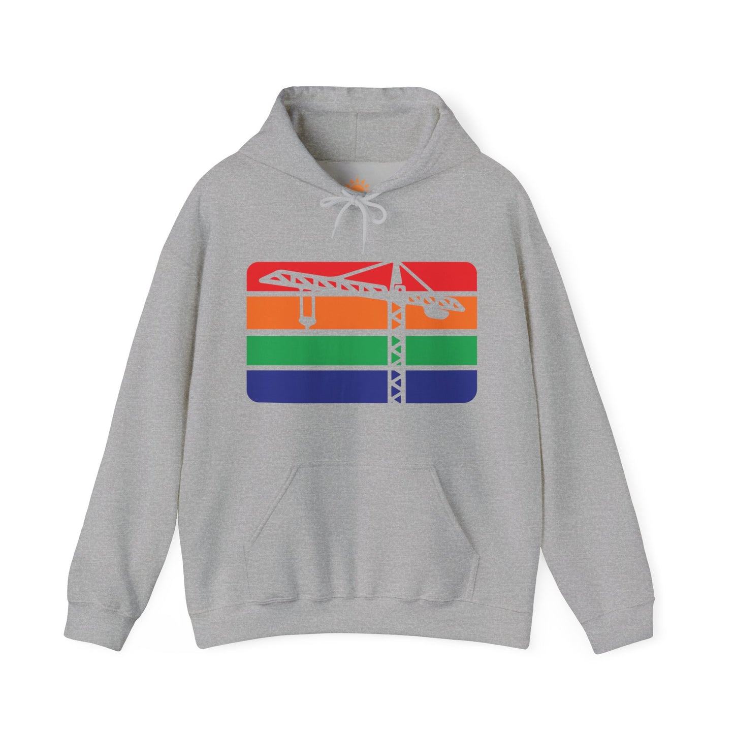 St. Pete Construction Crane Flag Hoodie