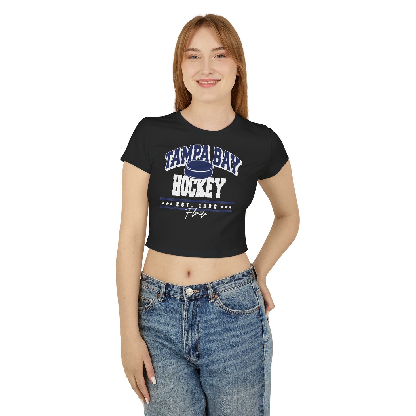 Tampa Bay Hockey Retro Crop Top