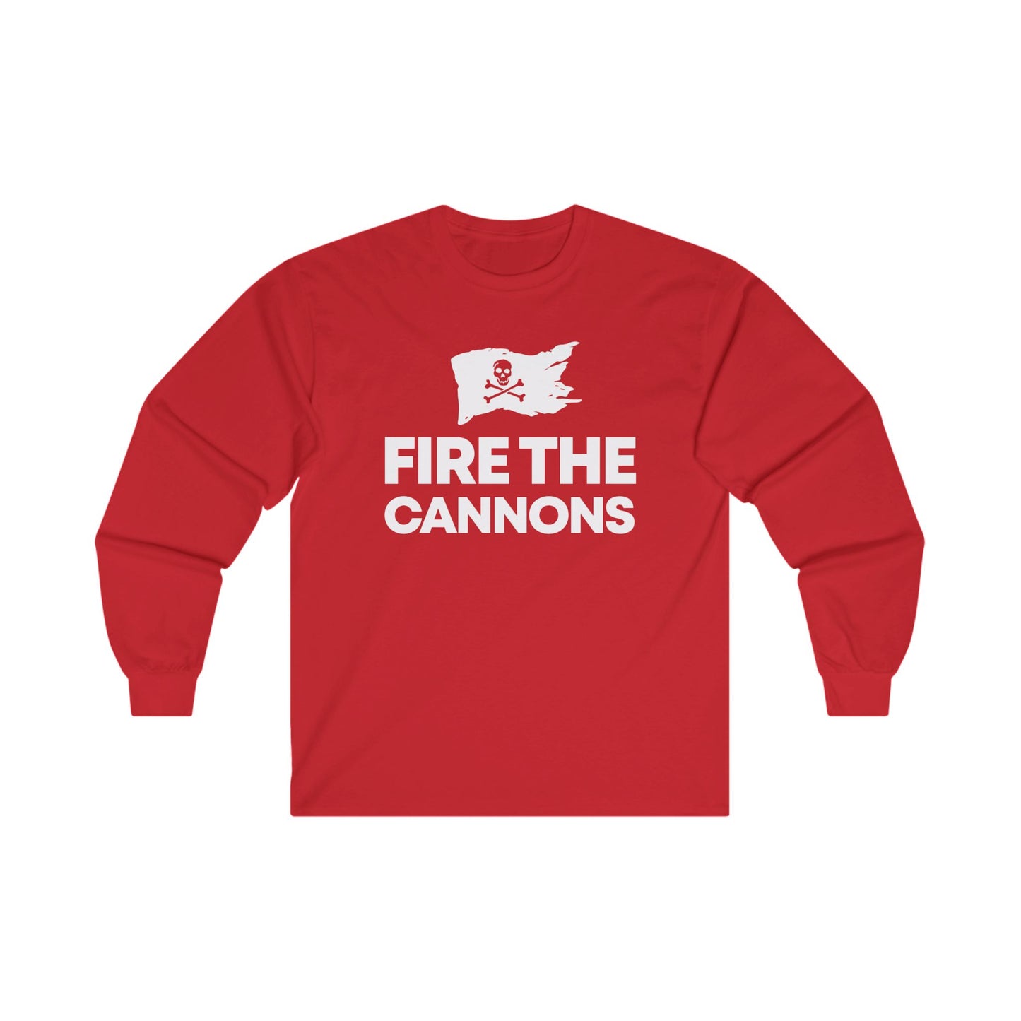 Fire The Cannons Flag Long Sleeve T-Shirt