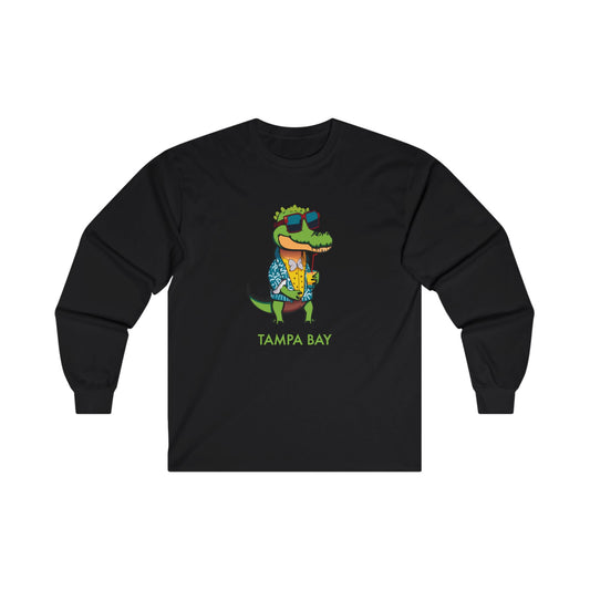 Cool Guy Gator Long Sleeve T-Shirt