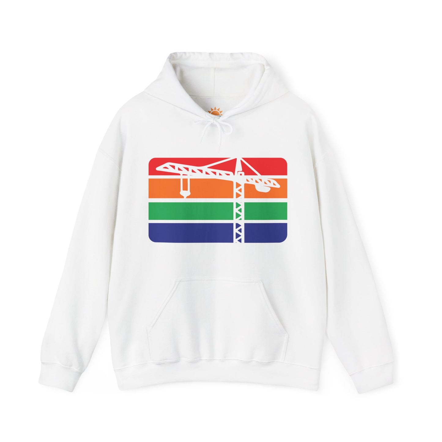 St. Pete Construction Crane Flag Hoodie