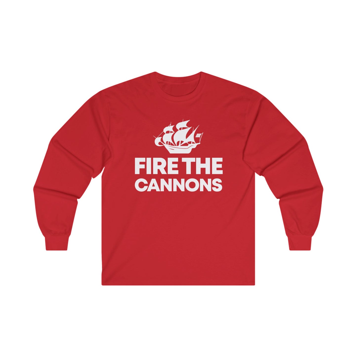 Fire The Cannons Ship Long Sleeve T-Shirt