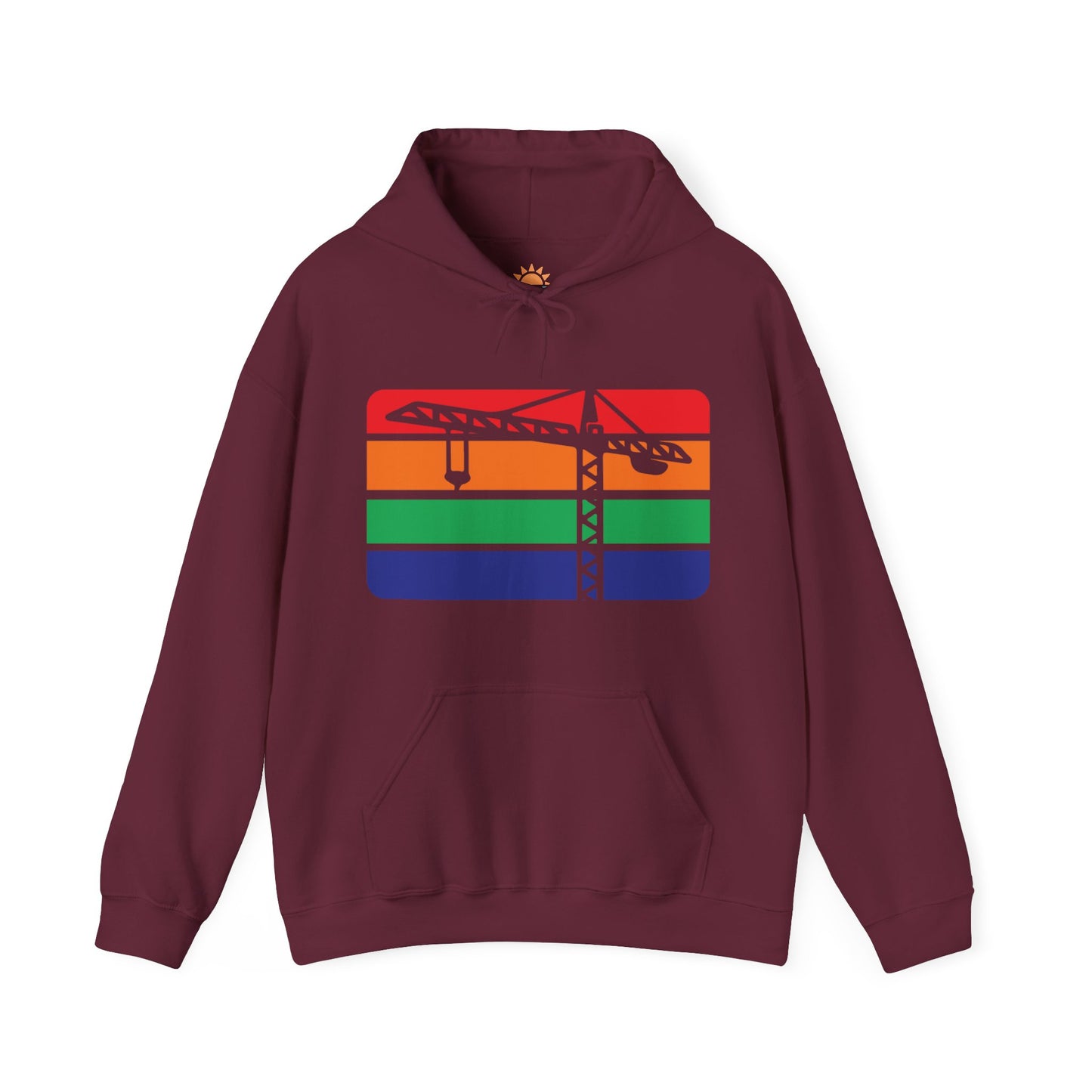 St. Pete Construction Crane Flag Hoodie