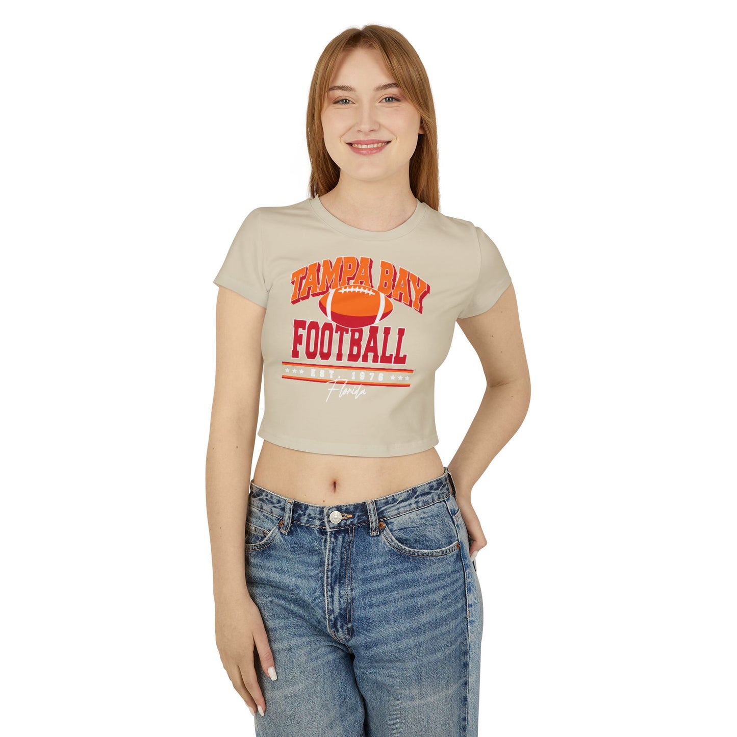 Tampa Bay Football Retro Crop Top