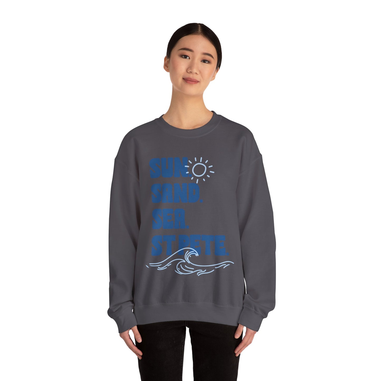 Sun Sand Sea St. Pete Crewneck Sweatshirt