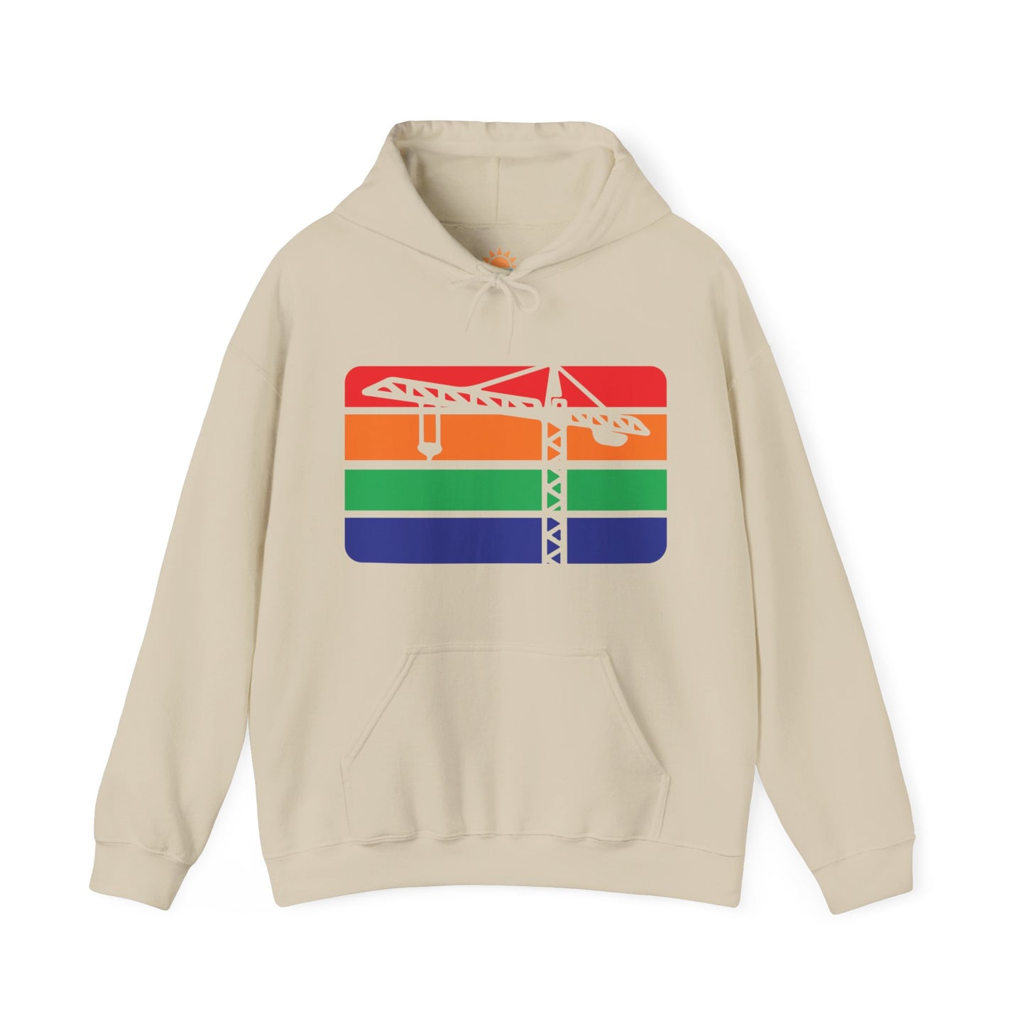 St. Pete Construction Crane Flag Hoodie