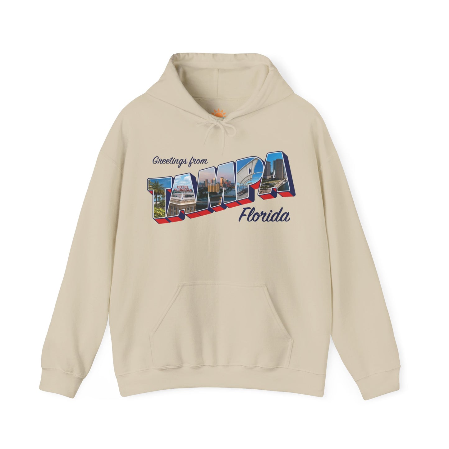 Greetings from Tampa Postcard Hoodie