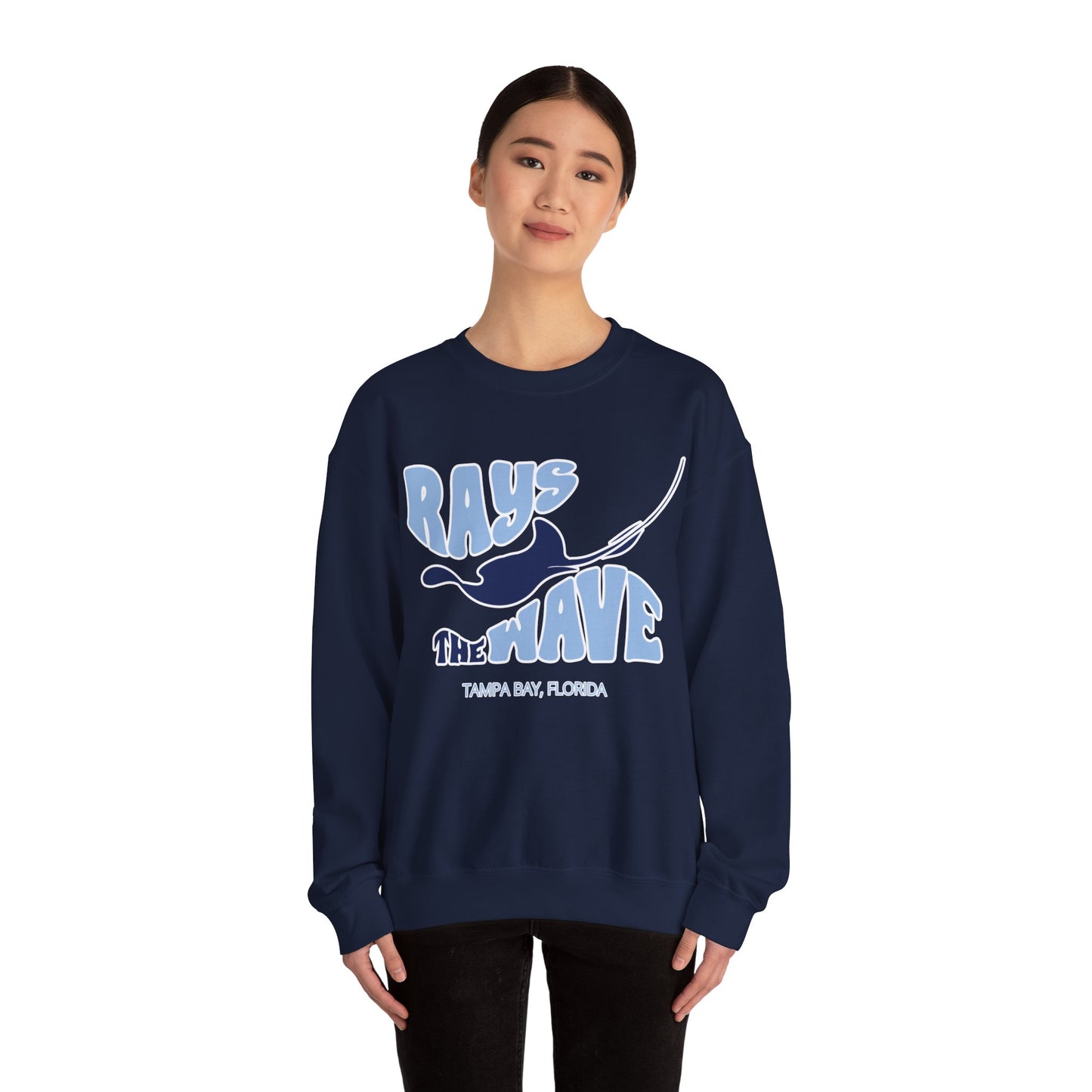 Rays the Wave Crewneck Sweatshirt