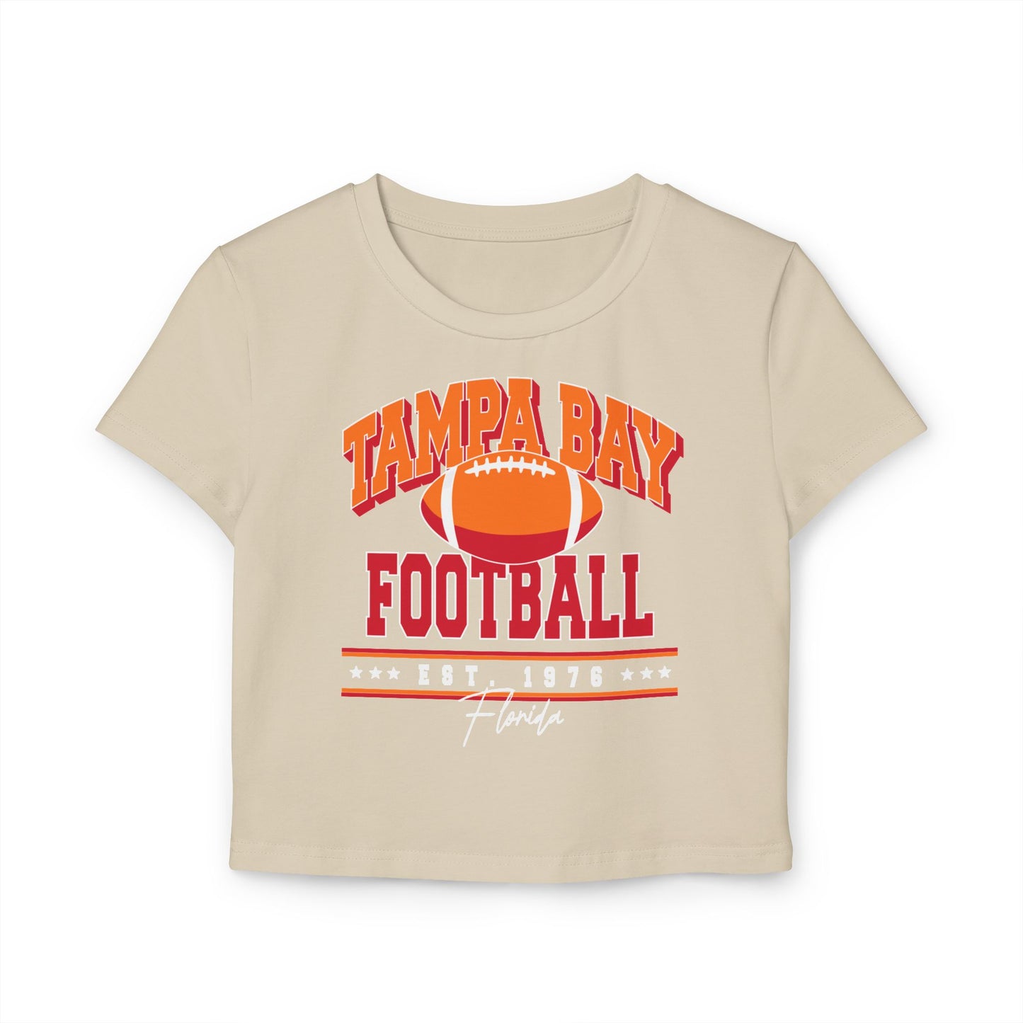 Tampa Bay Football Retro Crop Top