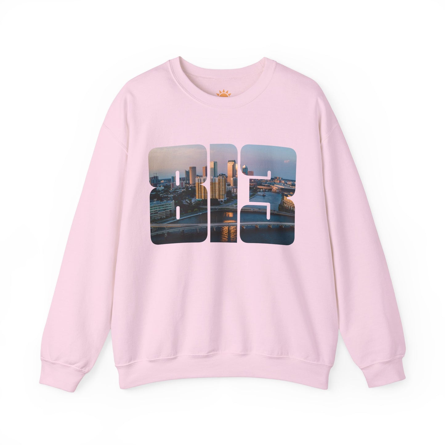 813 Sunset Skyline Crewneck Sweatshirt