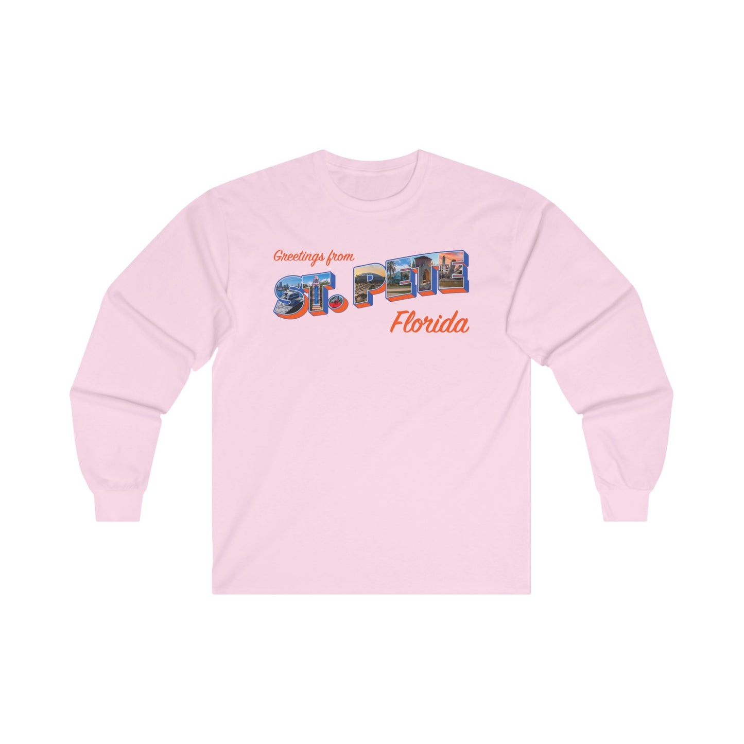 Postcard Greetings from St. Pete Long Sleeve T-Shirt