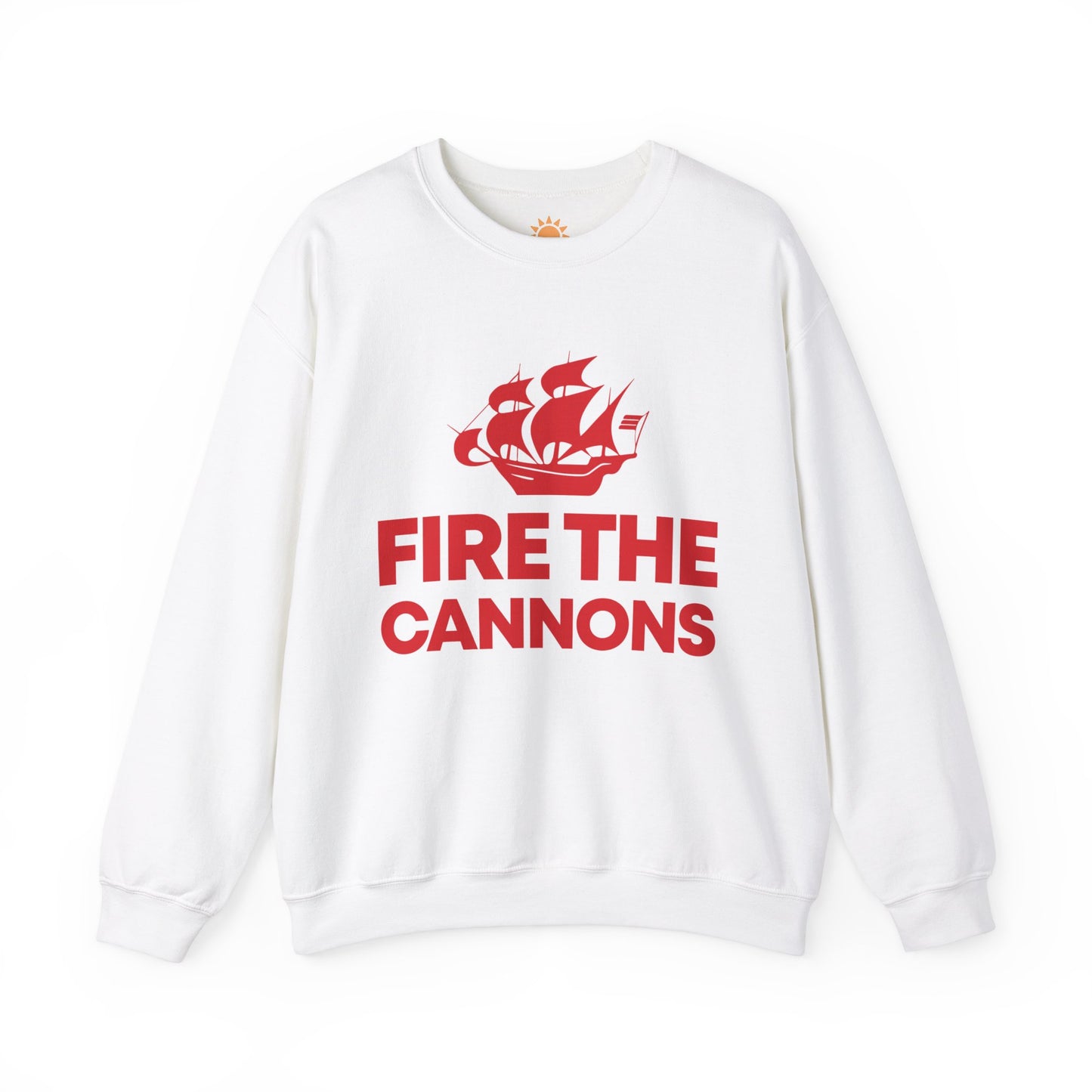 Fire The Cannons Ship Crewneck Sweatshirt