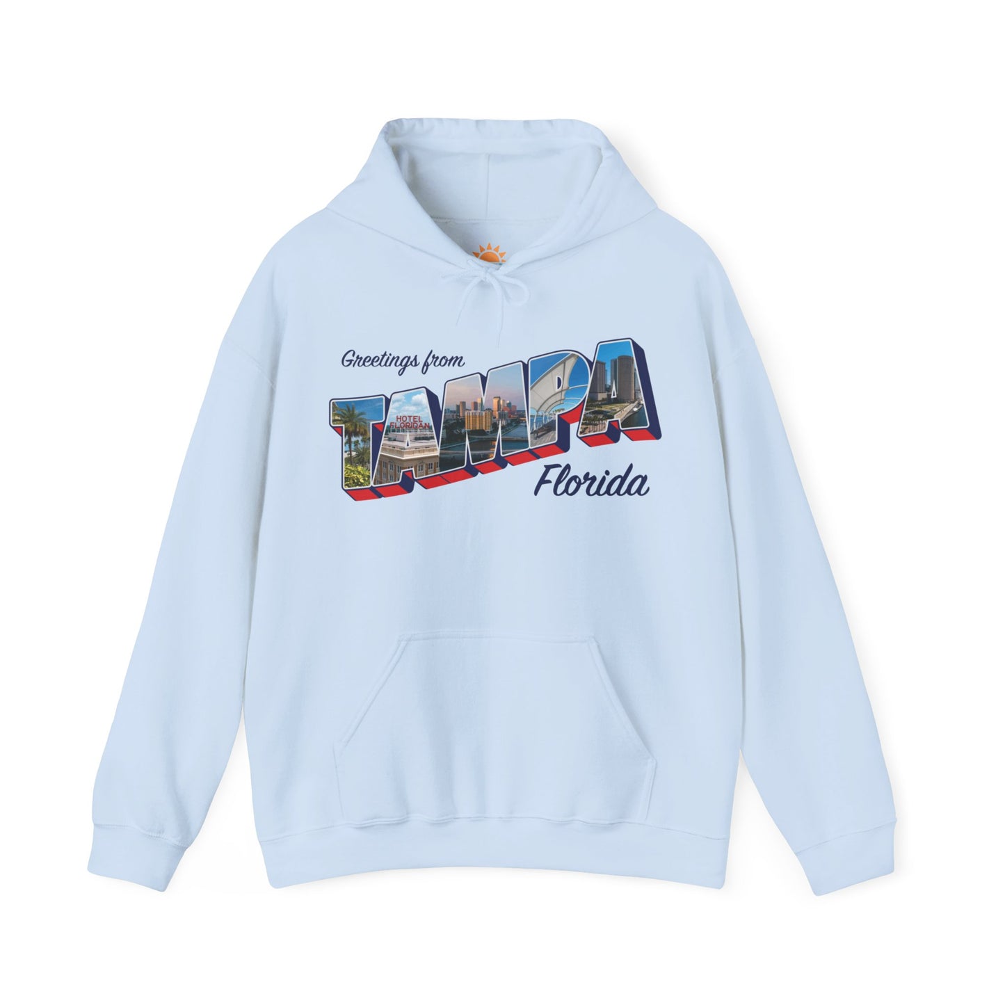 Greetings from Tampa Postcard Hoodie