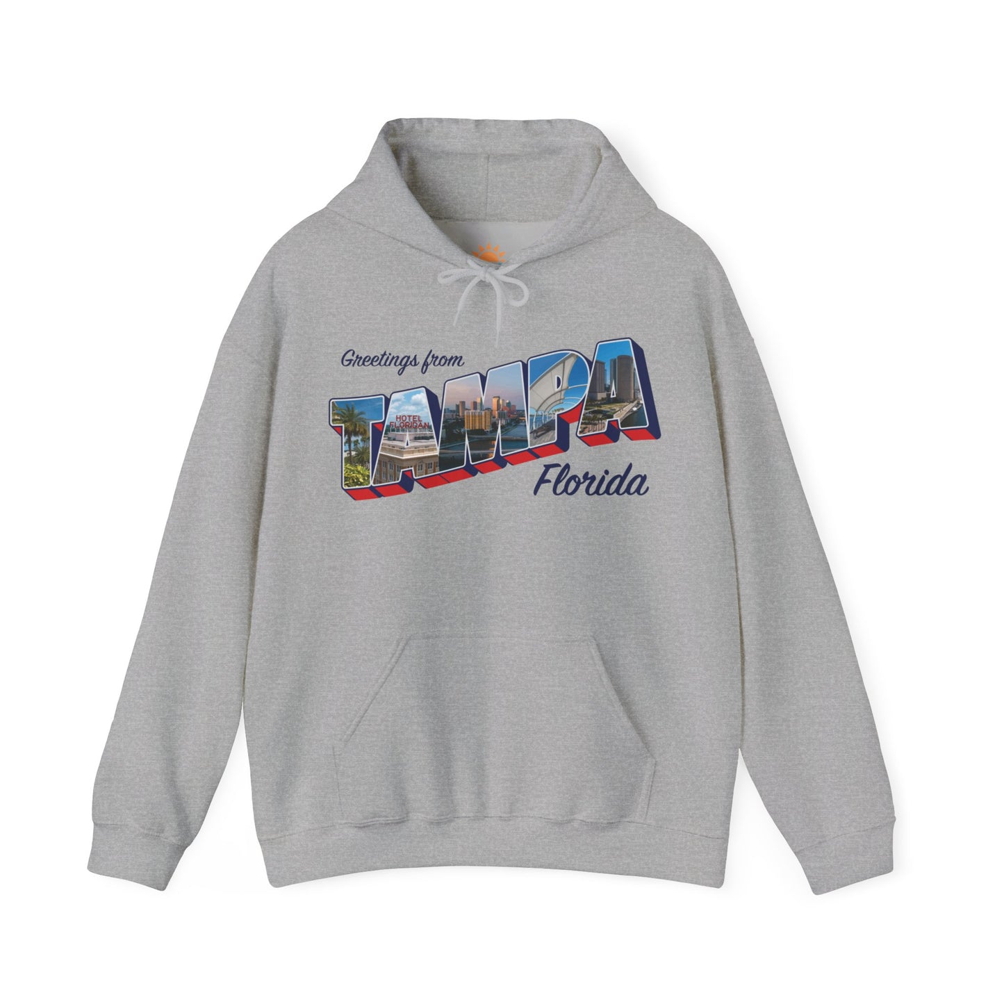 Greetings from Tampa Postcard Hoodie