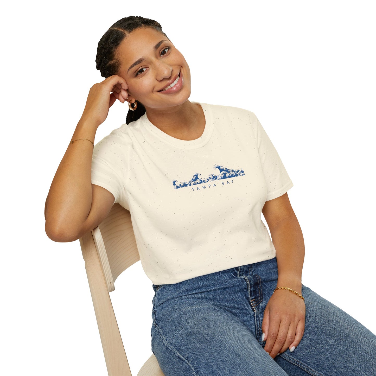 Happiness Comes in Waves T-Shirt