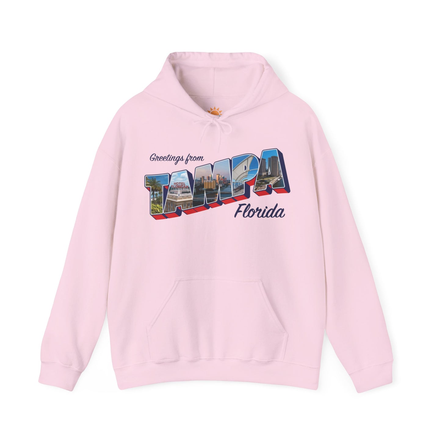 Greetings from Tampa Postcard Hoodie