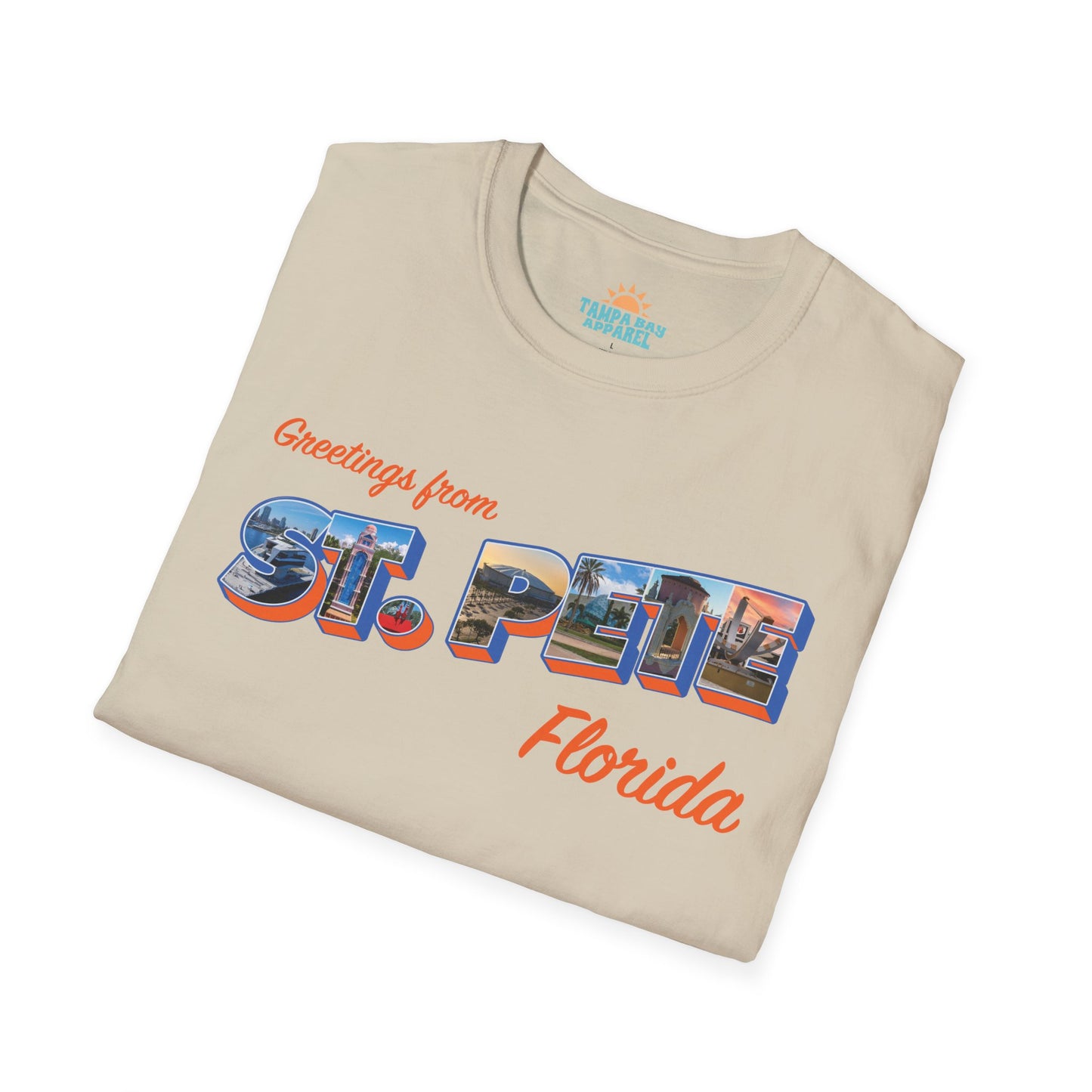 Greetings from St. Pete Postcard T-Shirt