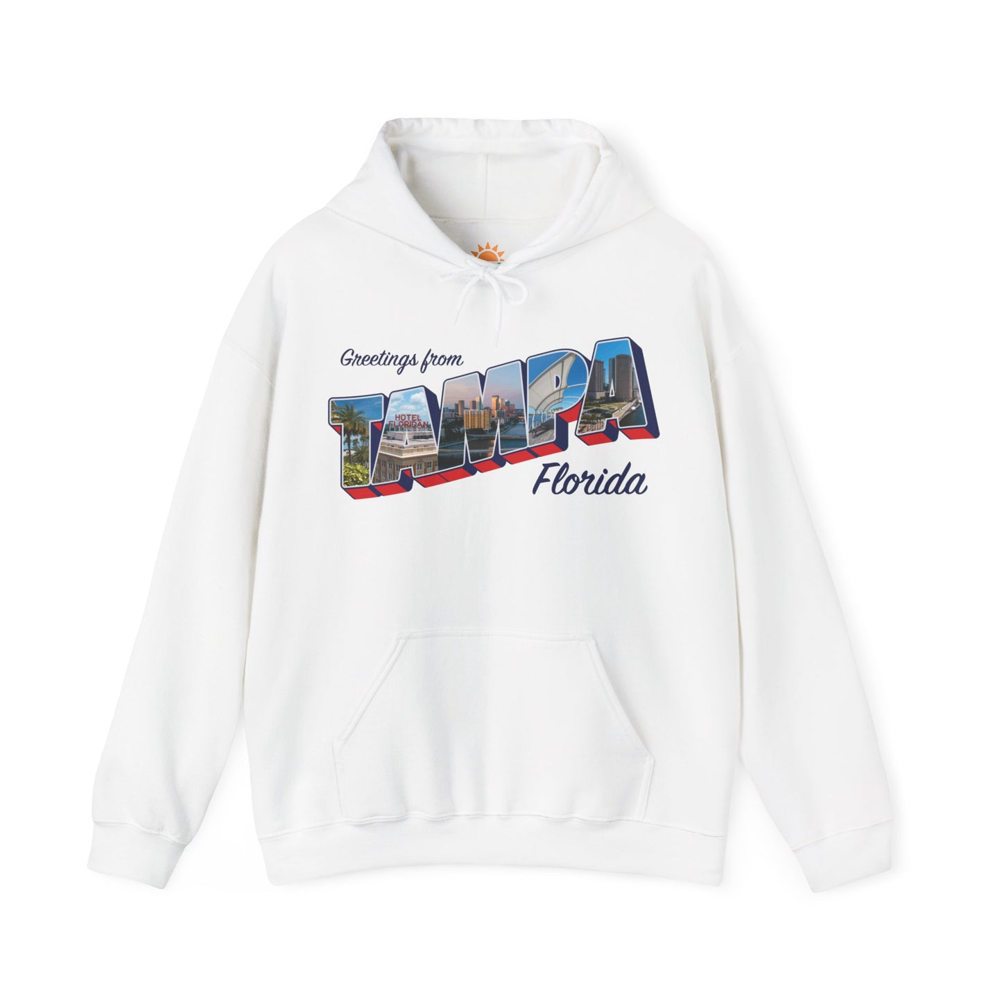 Greetings from Tampa Postcard Hoodie